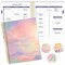 bloom daily planners 2025-26 Academic Soft Cover Daisy Student Planner, 7" x 9", Cotton Candy Clouds